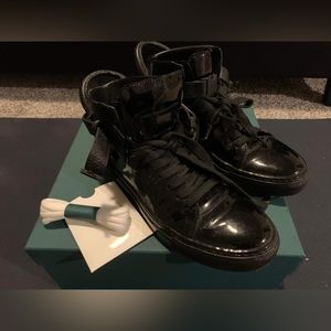 Buscemi men black shoes 40